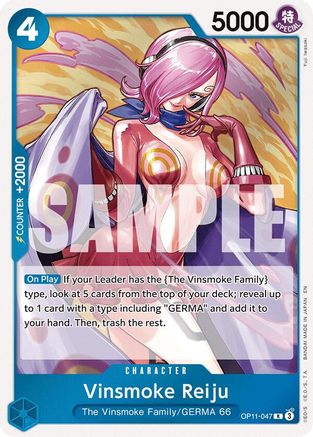 Image of Vinsmoke Reiju (OP11-047) - A Fist of Divine Speed Foil