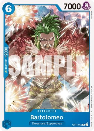 Image of Bartolomeo (OP11-055) - A Fist of Divine Speed