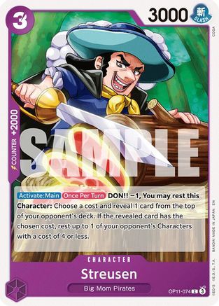 Image of Streusen (OP11-074) - A Fist of Divine Speed