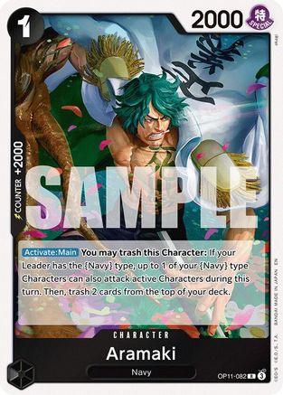 Image of Aramaki (OP11-082) - A Fist of Divine Speed Foil
