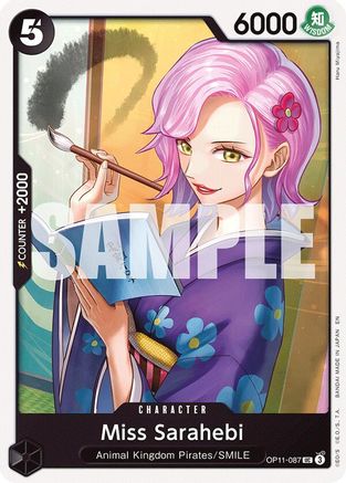 Image of Miss Sarahebi (OP11-087) - A Fist of Divine Speed