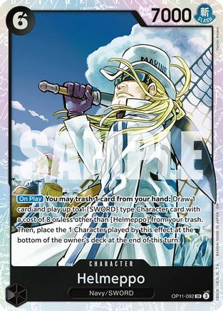 Image of Helmeppo (OP11-092) - A Fist of Divine Speed Foil