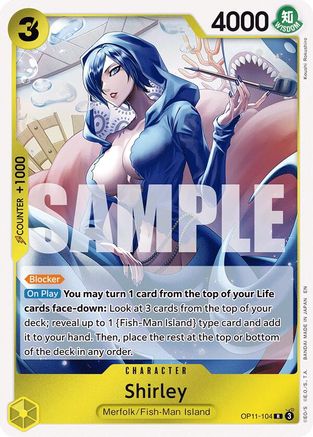 Image of Shirley (OP11-104) - A Fist of Divine Speed Foil