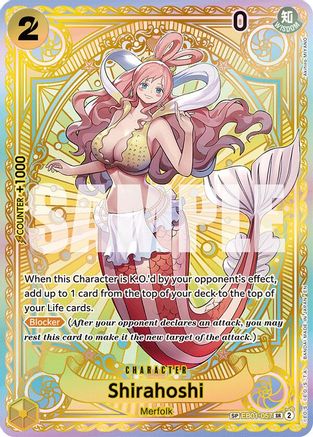 Image of Shirahoshi (SP) (EB01-057) - A Fist of Divine Speed Foil