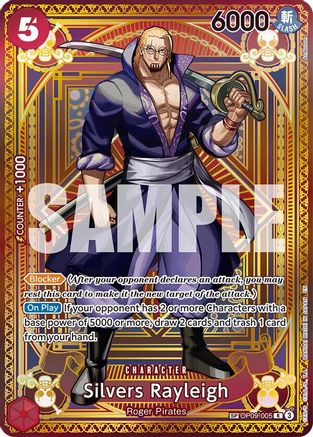 Image of Silvers Rayleigh (SP) (OP09-005) - A Fist of Divine Speed Foil