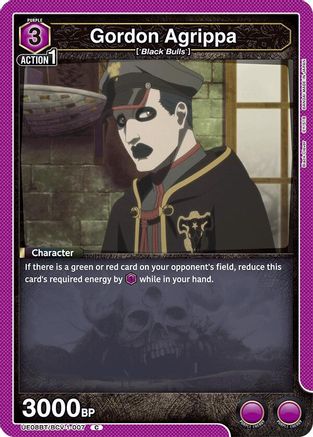 Image of Gordon Agrippa (UE08BT/BCV-1-007) - UE08BT Black Clover