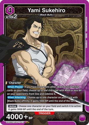 Image of Yami Sukehiro (015) (UE08BT/BCV-1-015) - UE08BT Black Clover Foil