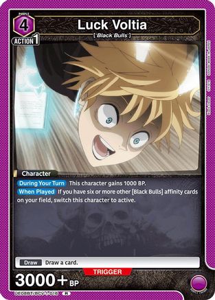 Image of Luck Voltia (016) (UE08BT/BCV-1-016) - UE08BT Black Clover Foil