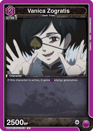 Image of Vanica Zogratis (018) (UE08BT/BCV-1-018) - UE08BT Black Clover