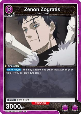 Image of Zenon Zogratis (022) (UE08BT/BCV-1-022) - UE08BT Black Clover