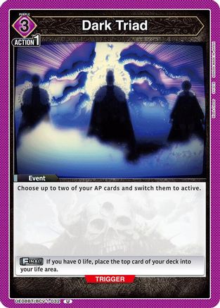 Image of Dark Triad (UE08BT/BCV-1-032) - UE08BT Black Clover