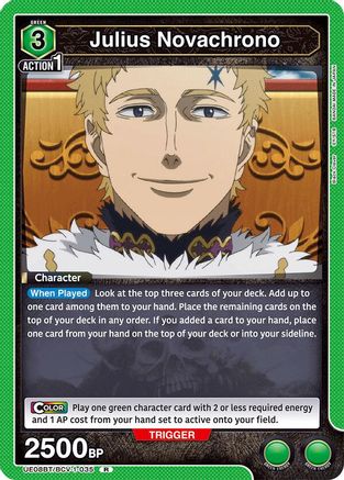 Image of Julius Novachrono (035) (UE08BT/BCV-1-035) - UE08BT Black Clover Foil