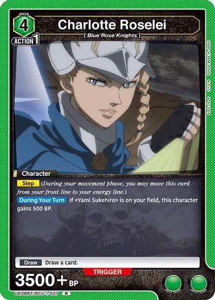 Image of Charlotte Roselei (UE08BT/BCV-1-037) - UE08BT Black Clover Foil