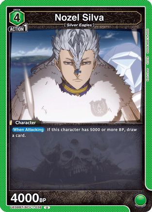 Image of Nozel Silva (UE08BT/BCV-1-038) - UE08BT Black Clover