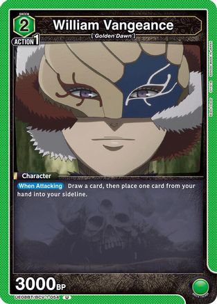 Image of William Vangeance (UE08BT/BCV-1-054) - UE08BT Black Clover