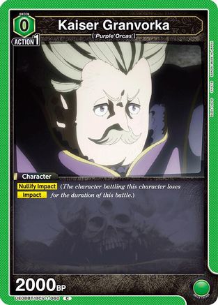 Image of Kaiser Granvorka (UE08BT/BCV-1-060) - UE08BT Black Clover