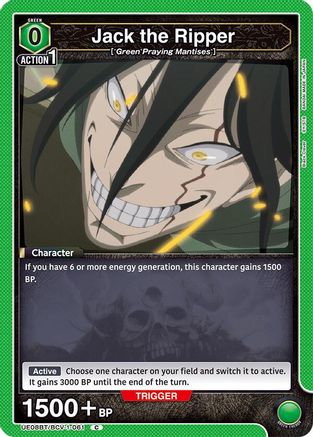 Image of Jack the Ripper (UE08BT/BCV-1-061) - UE08BT Black Clover