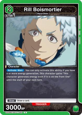 Image of Rill Boismortier (UE08BT/BCV-1-062) - UE08BT Black Clover