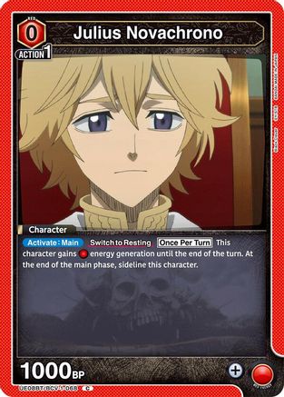 Image of Julius Novachrono (068) (UE08BT/BCV-1-068) - UE08BT Black Clover