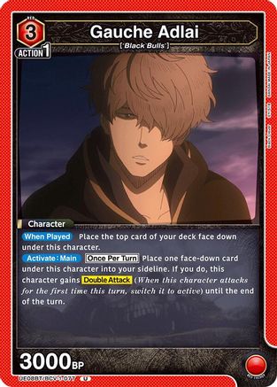 Image of Gauche Adlai (077) (UE08BT/BCV-1-077) - UE08BT Black Clover