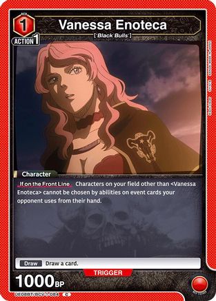 Image of Vanessa Enoteca (084) (UE08BT/BCV-1-084) - UE08BT Black Clover