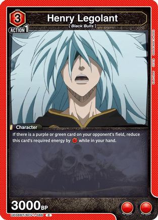 Image of Henry Legolant (UE08BT/BCV-1-086) - UE08BT Black Clover