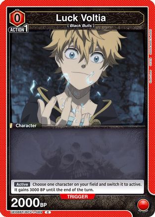 Image of Luck Voltia (089) (UE08BT/BCV-1-089) - UE08BT Black Clover