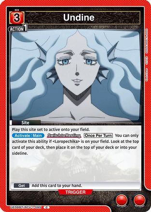 Image of Undine (UE08BT/BCV-1-095) - UE08BT Black Clover