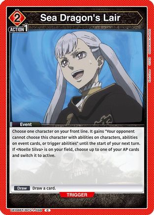 Image of Sea Dragon's Lair (UE08BT/BCV-1-098) - UE08BT Black Clover