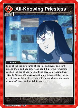 Image of All-Knowing Priestess (UE08BT/BCV-1-099) - UE08BT Black Clover