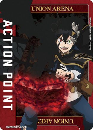 Image of Action Point Card (AP01) (UE08BT/BCV-1-AP01) - UE08BT Black Clover Foil