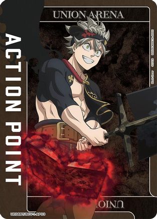 Image of Action Point Card (AP03) (UE08BT/BCV-1-AP03) - UE08BT Black Clover Foil