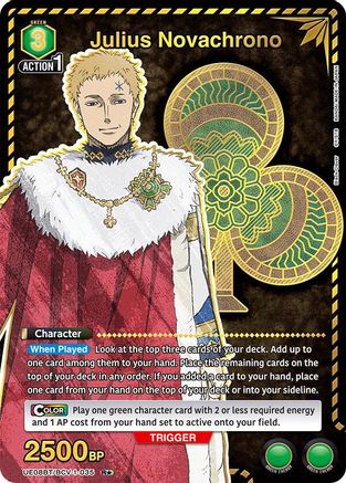 Image of Julius Novachrono (035) (R*) (UE08BT/BCV-1-035) - UE08BT Black Clover Foil