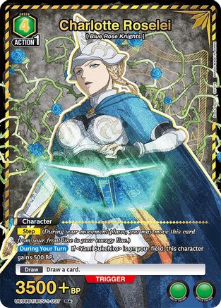 Image of Charlotte Roselei (R*) (UE08BT/BCV-1-037) - UE08BT Black Clover Foil