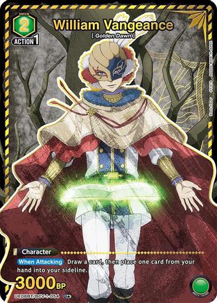 Image of William Vangeance (U*) (UE08BT/BCV-1-054) - UE08BT Black Clover Foil
