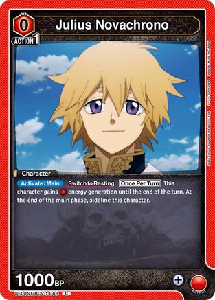 Image of Julius Novachrono (UE08ST/BCV-1-068) - UE08ST Black Clover Starter Deck
