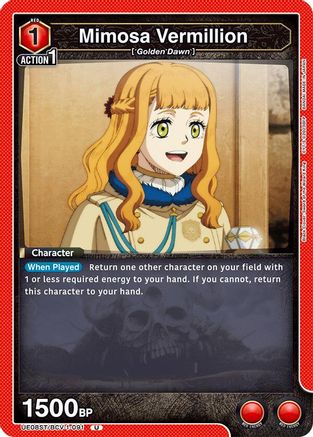 Image of Mimosa Vermillion (UE08ST/BCV-1-091) - UE08ST Black Clover Starter Deck