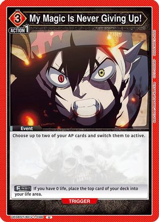 Image of My Magic Is Never Giving Up! (UE08ST/BCV-1-096) - UE08ST Black Clover Starter Deck