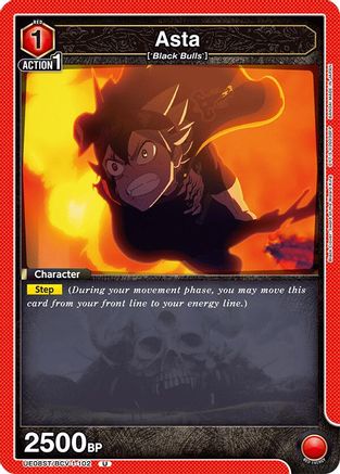 Image of Asta (102) (UE08ST/BCV-1-102) - UE08ST Black Clover Starter Deck