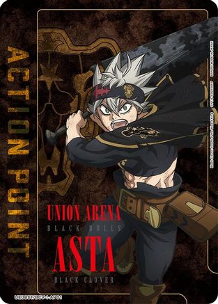 Image of Action Point Card (UE08ST/BCV-1-AP01) - UE08ST Black Clover Starter Deck