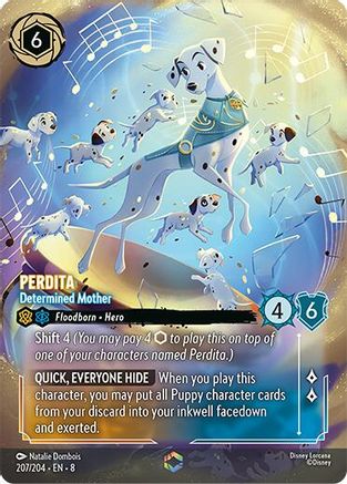 Image of Perdita - Determined Mother (Enchanted) (207/204) - Reign of Jafar Holofoil