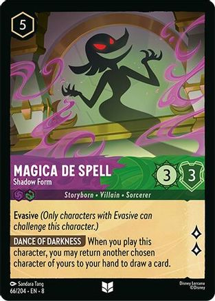 Image of Magica De Spell - Shadow Form (66/204) - Reign of Jafar