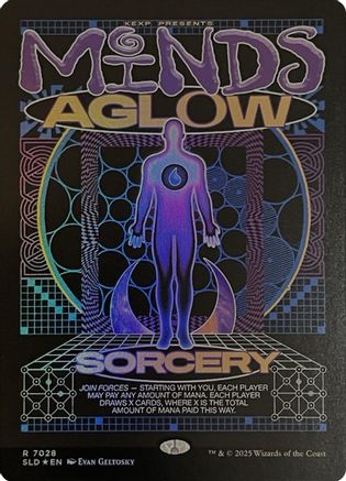 Image of Minds Aglow (Rainbow Foil) (SLD-7028) - Secret Lair Drop Series Foil
