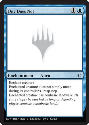 Image of One Does Not (-) - Un-Known Event Playtest Cards