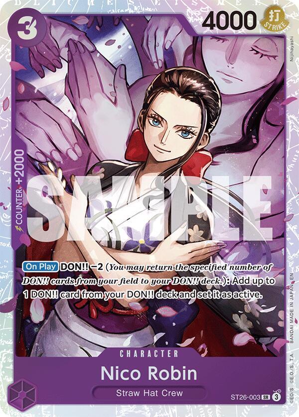 Nico Robin - Starter Deck 26: PURPLE/BLACK Monkey.D.Luffy (ST-26)