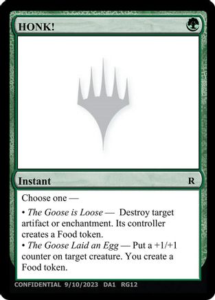 Image of HONK! (-) - Un-Known Event Playtest Cards