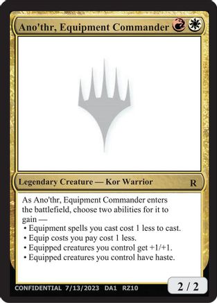 Image of Ano'thr, Equipment Commander (-) - Un-Known Event Playtest Cards