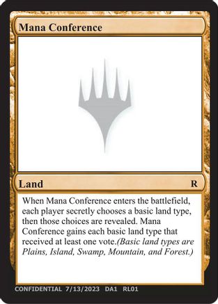 Image of Mana Conference (-) - Un-Known Event Playtest Cards