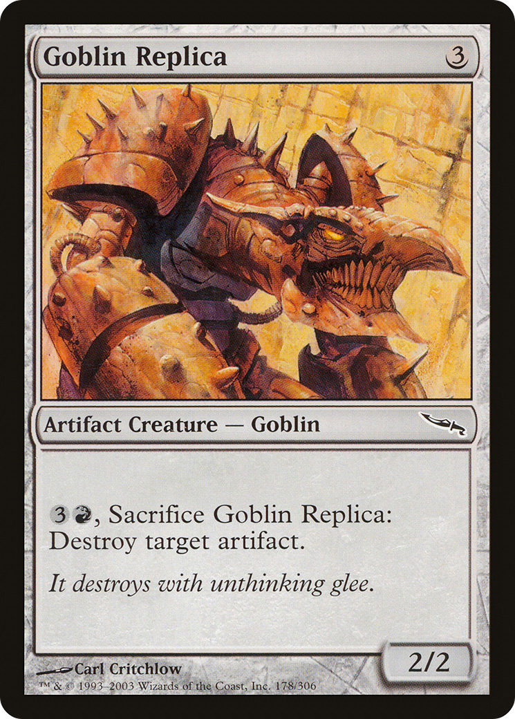 Image of Goblin Replica (MRD-178) - Mirrodin Foil