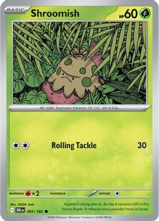 Image of Shroomish 005  SV10 Destined Rivals - Common